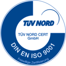 TÜV Nord ISO 9001 Siegel